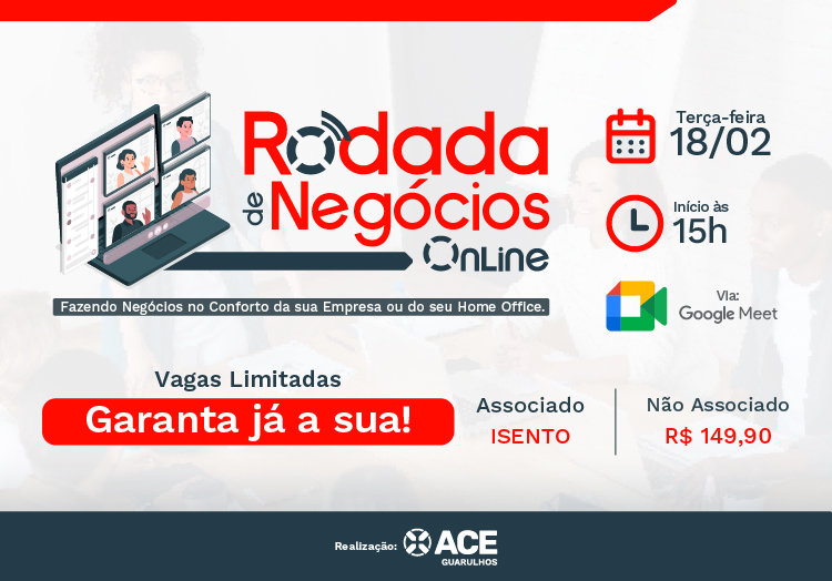 RODADA DE NEGÓCIOS ONLINE